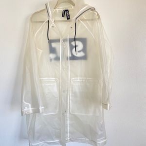 Peanuts x Zara clear raincoat